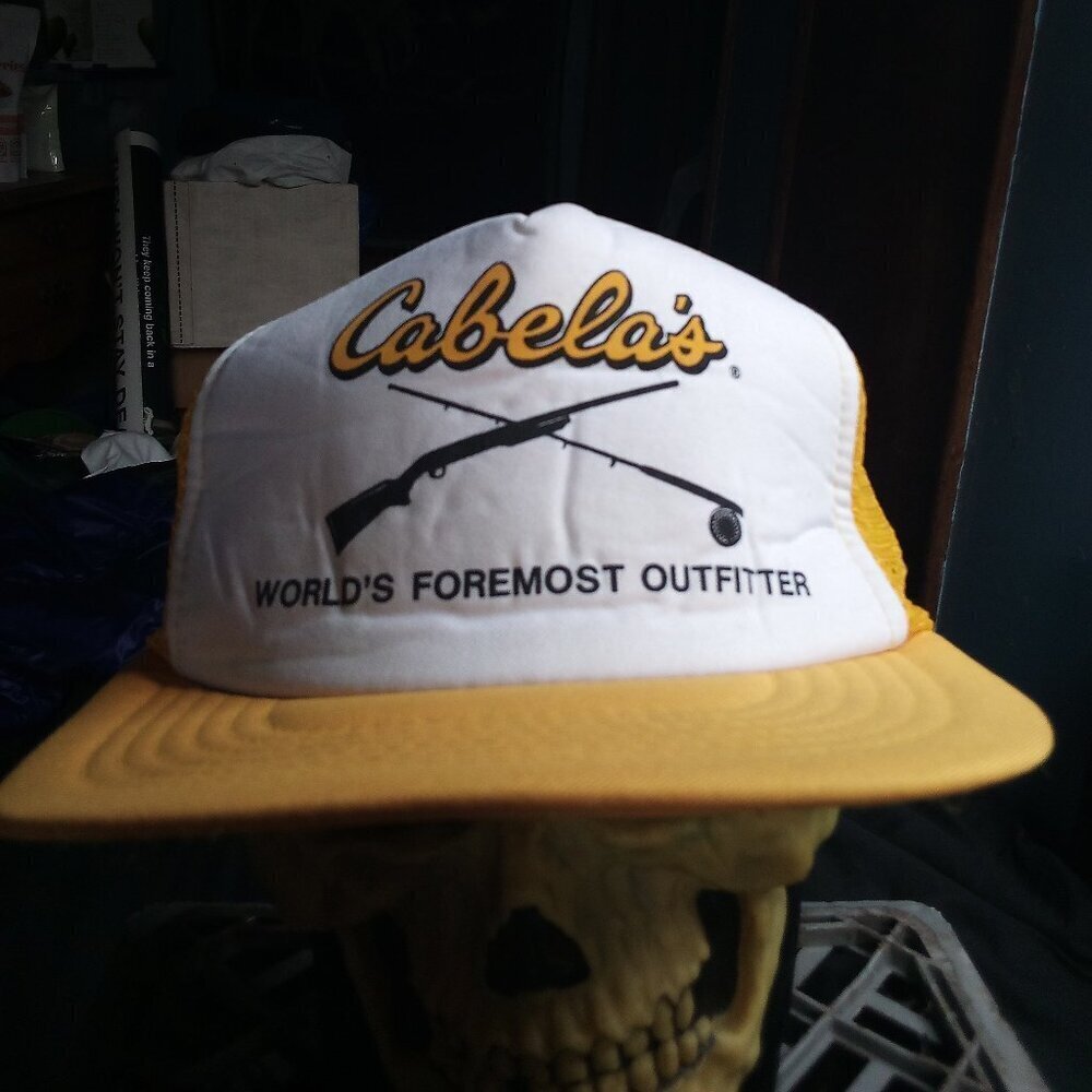 Deadstock Vintage Cabela's Outfitters Snap Trucker Hat Cap